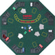 Hot games poker top vouwbaar octangle