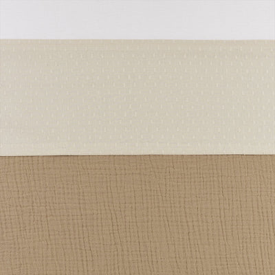 Meyco baby plume wieglaken - 75 x 100 cm - soft sand
