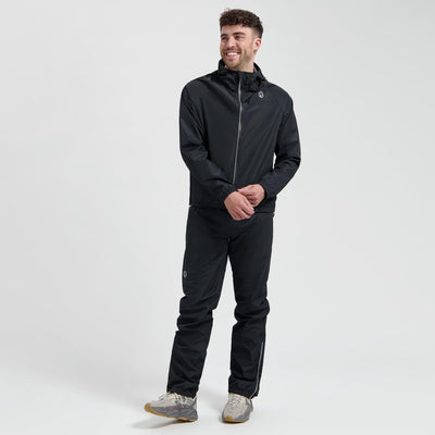 Rogelli commuter core dames en heren regenpak - waterdicht - zwart
