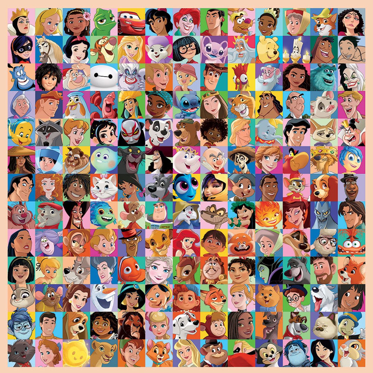 Hachette disney legpuzzel - 1000 stukjes puzzel plezier.
