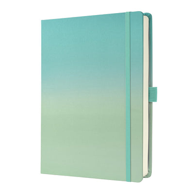 Sigel bulletjournal - jolie - a5 - gradient sea - punt-gelijnd - dot-liniatuur - hardcover - si-jb102