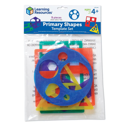 Learning resources sjablonen set voor vormen en tekenen - educatief speelgoed. - 4+