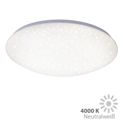 Briloner vipe - plafonnière - plafondlamp met sterdecor - led - 24 watt - 2.400 lumen - 4.000 kelvin - ø 49cm