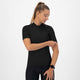 Rogelli core fietsshirt dames - korte mouwen - zwart - m