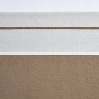 Meyco baby bies ledikant laken - taupe - 100x150cm - 0.3 tog