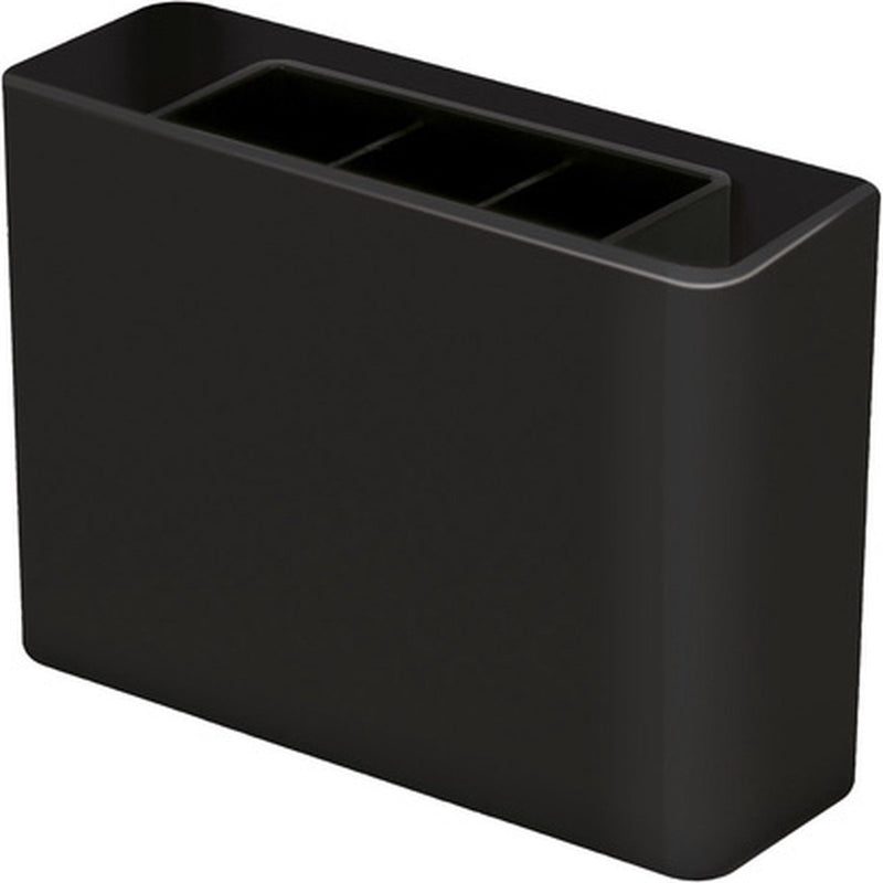 Han pennenkoker - smart line - 3-vaks - hoogglanzend zwart - ha-92120-13