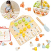 Classic world houten schroefbord educatief speelgoed 27-delig.