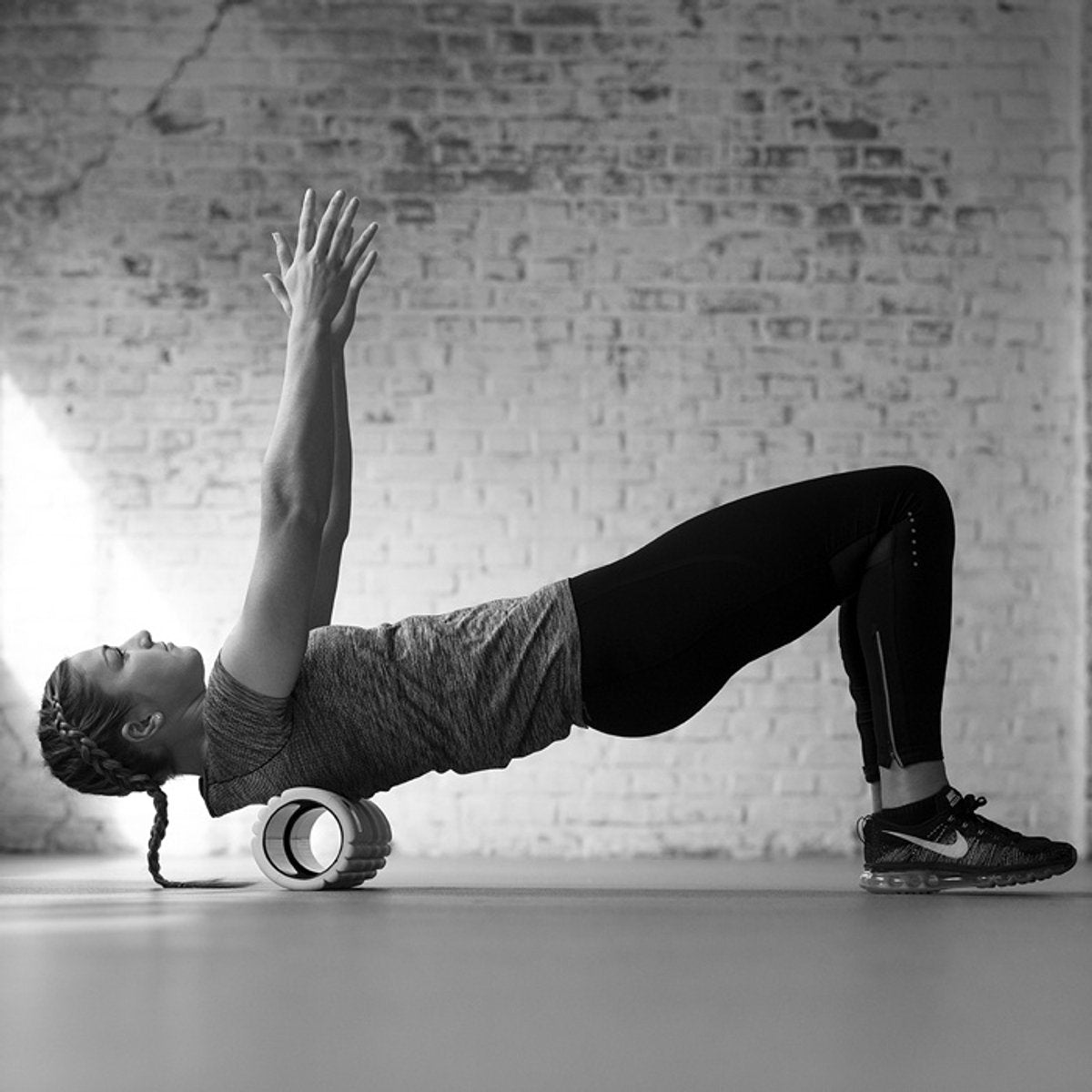 Triggerpoint - the grid 1.0 foam roller - 33cm - lime groen - schuim - massage roller - yoga - pilates - fitness