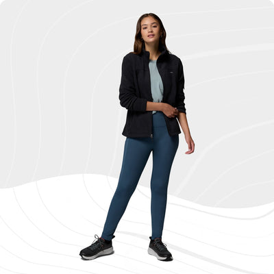 Columbia fast trek™ ii jacket fleece vest - fleecevest voor dames - outdoorvest - zwart - maat xs