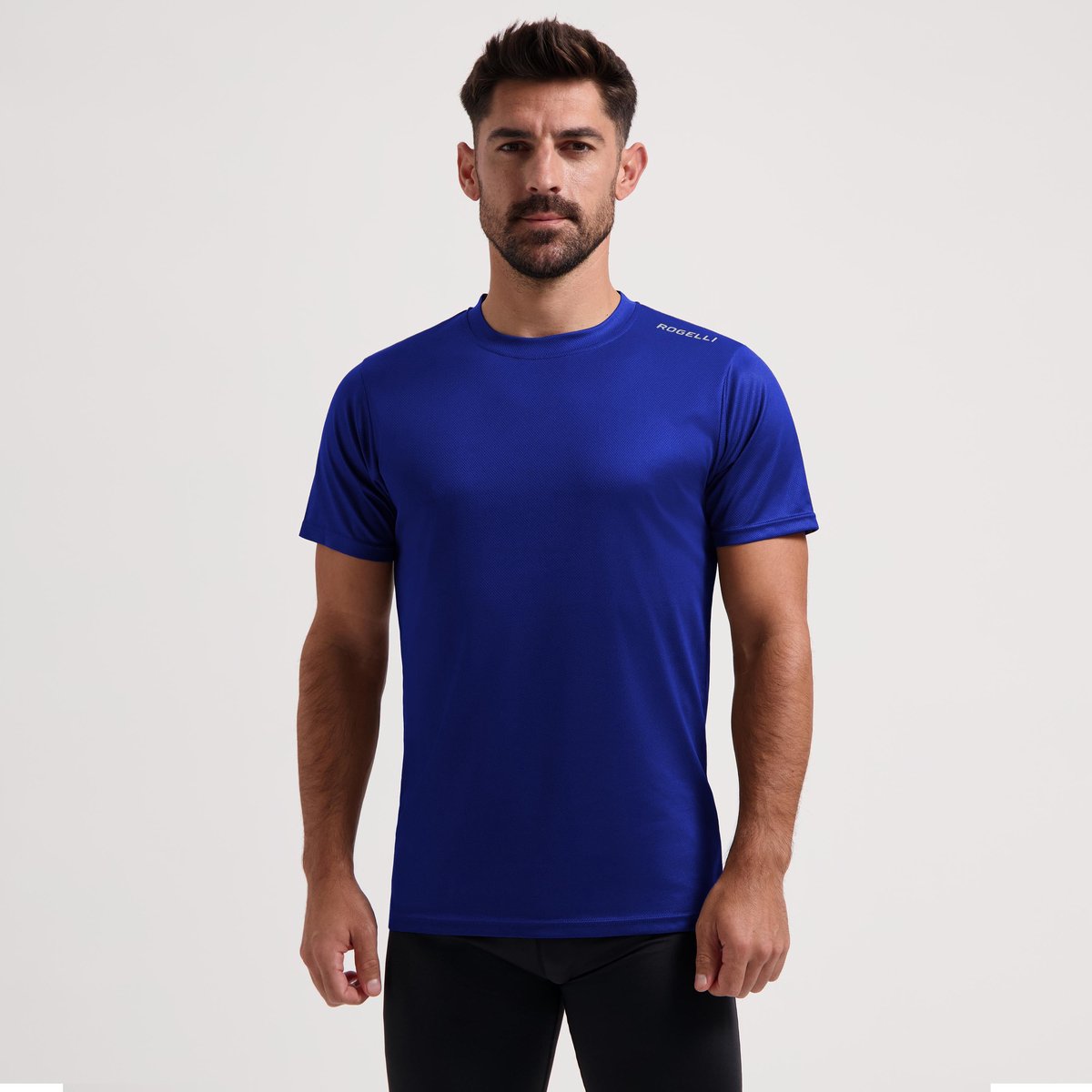 Rogelli promo heren hardloopshirt - korte mouw - blauw