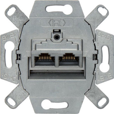 Hager berker datacontactdoos aderpaar - 4587 - e2fpa