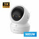 Ezviz h6c g1 3k - beveiligingscamera binnen – 360° pan tilt – nachtmodus–huisdiercamera - petcam - bewegings en geluidsdetectie - geen maandkosten