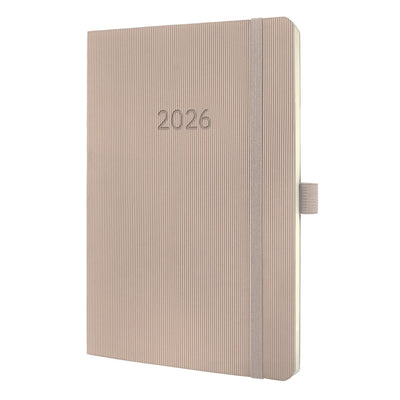 Sigel weekagenda 2026 conceptum - formaat a5 - taupe - softcover - si-c2630