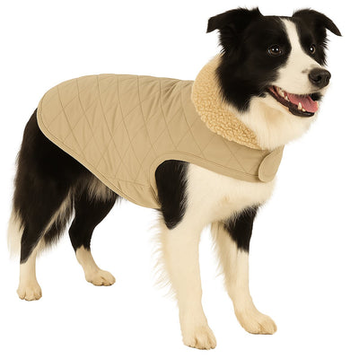 Flamingo hondenjas – bonnie – honden jas – hondenjasjes winter – hondenjas waterdicht – 50 cm – a:50cm b:38-40cm c:62-68cm – beige
