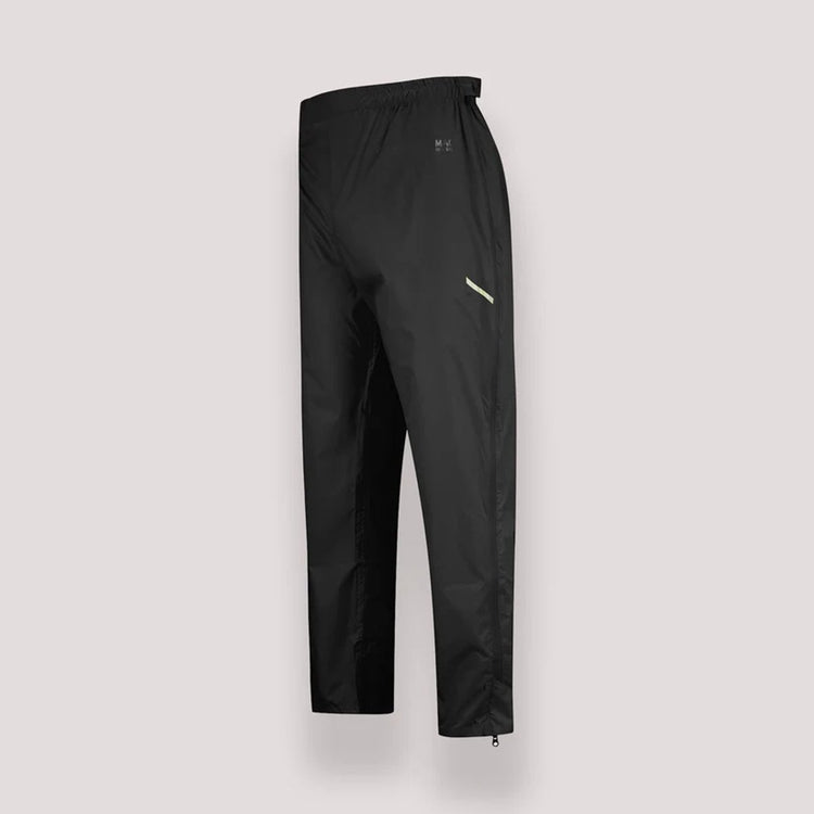 Mac in a sac - full zipper regenbroek - zwart - maat m