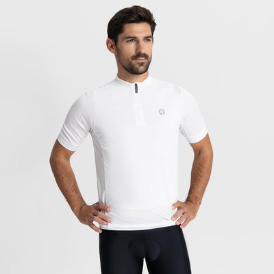Rogelli core fietsshirt heren - korte mouwen - wit - 3xl