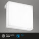 Briloner aniani - set van 2 spiegellampen - spiegelverlichting badkamer - neutral wit licht 4.000k - 6w - 600 lm - chroom - 8x8x3.5 cm