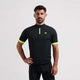 Rogelli core heren fietsshirt - korte mouw - korte rits - zwart fluor