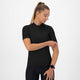 Rogelli core fietsshirt dames - korte mouwen - zwart - l