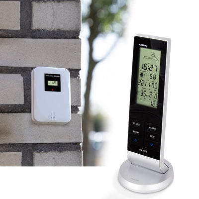 Alecto ws-1150 - professioneel weerstation met draadloze buitensensor- zwart