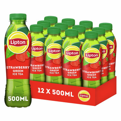 Lipton ice tea green strawberry pet (12x 500ml)