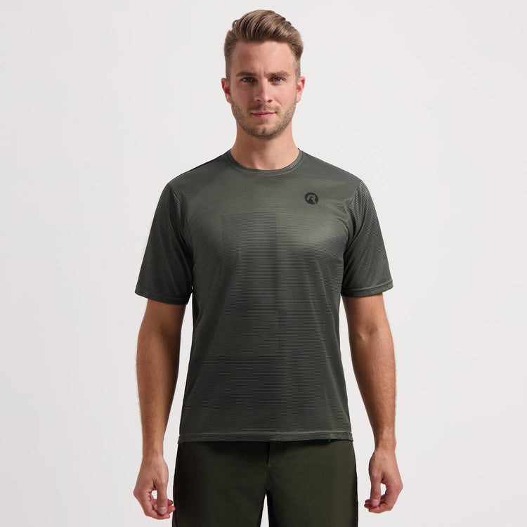 Rogelli core mountainbike shirt heren - fietsshirt - korte mouwen - groen - advntr - maat s