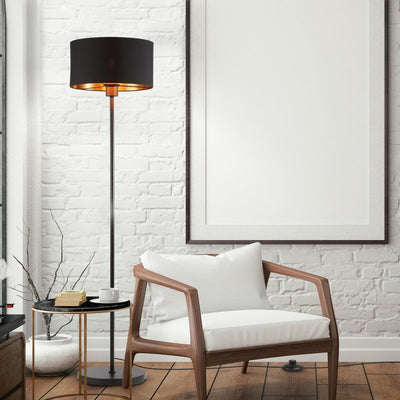 B.k.licht kari - vloerlamp - woonkamerlamp - industriële staande lamp - staanlamp - met e27 fitting - h: 141.5cm