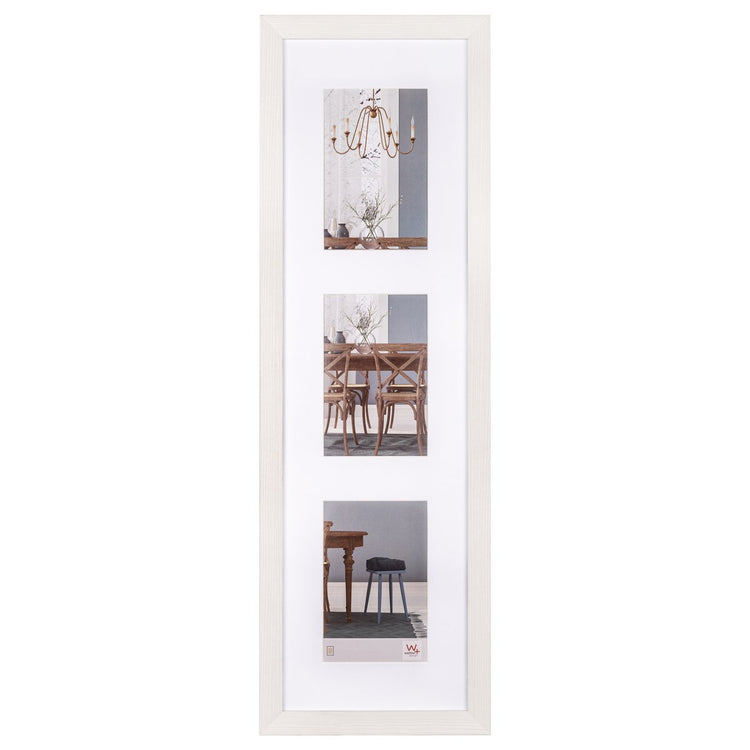 Walther fiorito - mdf houten lijst - fotoformaat 3x10x15 cm - wit