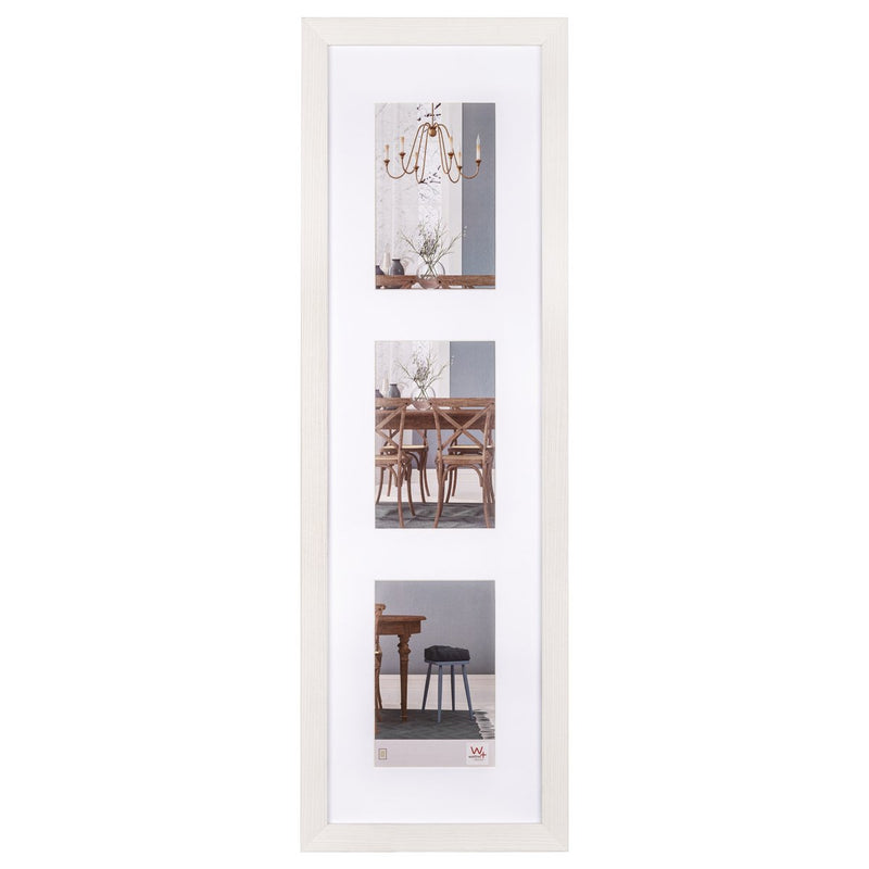 Walther fiorito - mdf houten lijst - fotoformaat 3x10x15 cm - wit