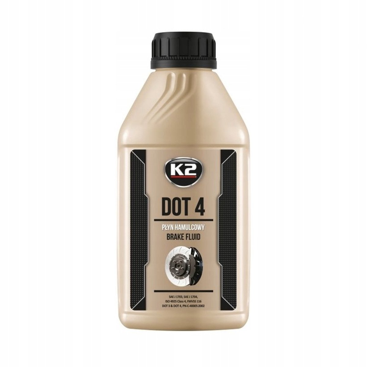 K2 turbo serie - dot 4 remvloeistof - 0,5l - volledig synthetisch - voor auto's met abs esp