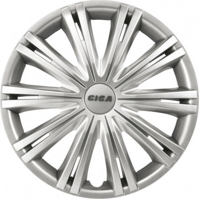 wieldoppen Giga 15 inch ABS zilver set van 4