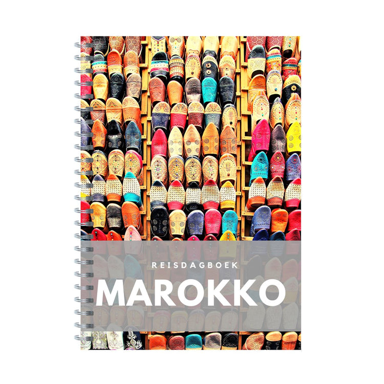 Merkloos sans marque reisdagboek marokko - schrijf je eigen reisboek
