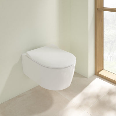 Villeroy boch avento pack wandcloset - directflush met zitting - softclose en quickrelease ceramic+ wit