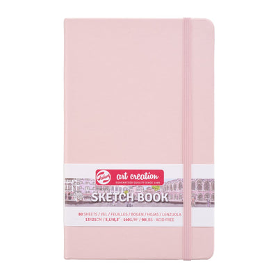 Talens art creation schetsboek pastel roze 13 x 21 cm 140 g 80 vellen