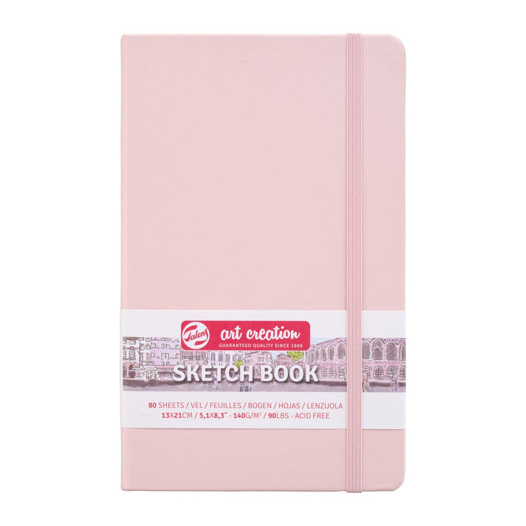 Talens art creation schetsboek pastel roze 13 x 21 cm 140 g 80 vellen