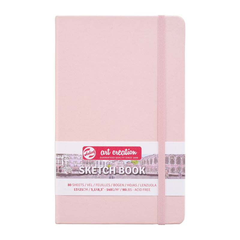 Talens art creation schetsboek pastel roze 13 x 21 cm 140 g 80 vellen