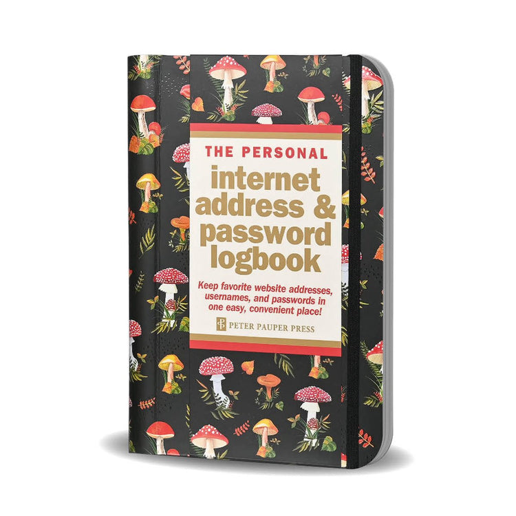 Peter pauper logbook internet address password mushrooms