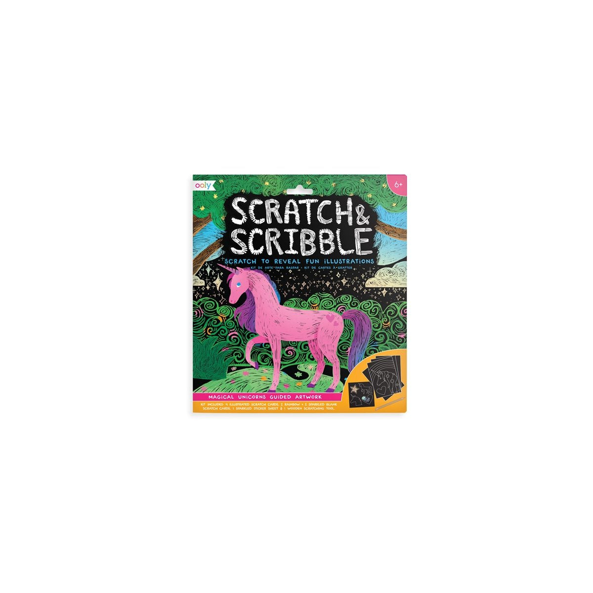 Ooly - scratch scribble - magische eenhoorns