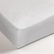 Ambiante - polyester - molton - hoeslaken - tweepersoons - 140x200 210 cm - wit
