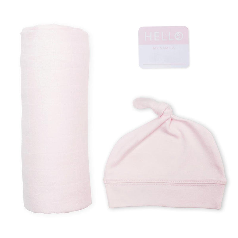 Lulujo hello world - swaddle mutsje - pink
