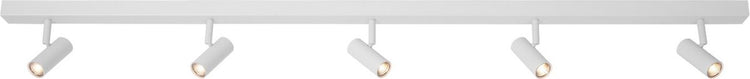 Nordlux - spot omari 5 lichts balk l 118 cm wit