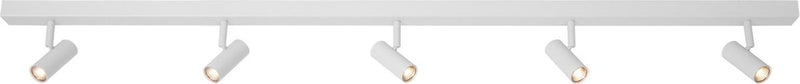 Nordlux - spot omari 5 lichts balk l 118 cm wit