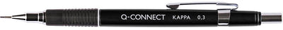Q-connect vulpotlood kappa 0,3 mm zwart 12 stuks