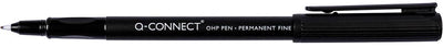 Q-connect ohp marker, permanent, fijn, zwart