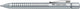 Faber-castell balpen - grip 2011 - xb - zilver - fc-144111