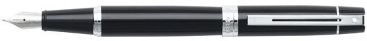 Sheaffer vulpen - 300 e9312 - m - glossy black chrome plated - sf-e0931253