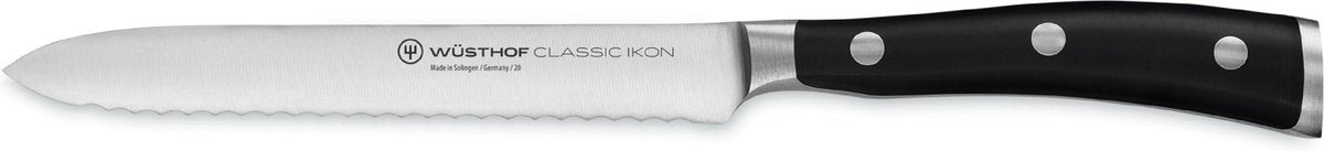 Wusthof - classic ikon worstmes met golfsnede 14 cm