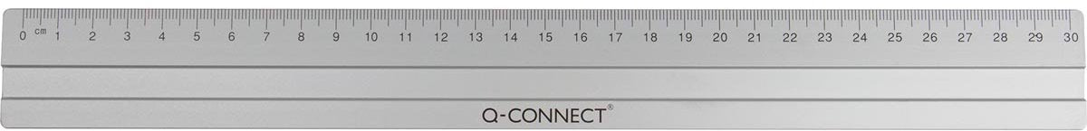 Q-connect meetlat, aluminium, 30 cm