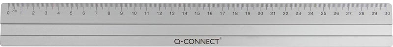 Q-connect meetlat, aluminium, 30 cm