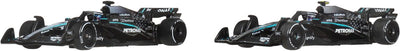Hot wheels premium formula 1 set van 2 auto's - amg petronas formula 1 team russell en antonelli